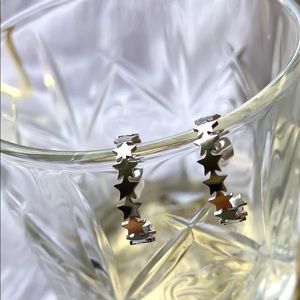 Stainless Steel Star Hoops